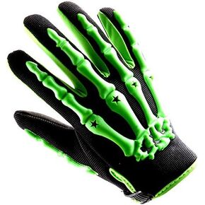 1Storm Adult Motocross Gloves Motorcycle BMX MX ATV Dirt Bike Bicycle Skeleton Cycling Gloves