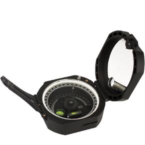 SVBONY Camping Military Compass Pocket Transit Multifunction Compass Lensatic Sighting Fluorescent Waterproof for Hunting Hiking with Strap