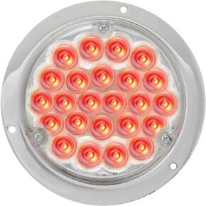 GG Grand General 82271 Blue/Blue 4 Inch Pearl 24 Led Light with Clear Die Cast Housing