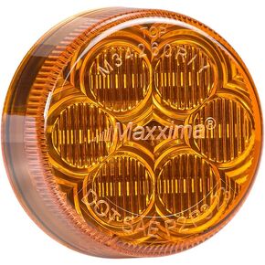 Maxxima M34260Y Amber 2" Round LED Clearance Marker Light