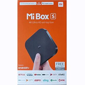 Xiaomi TV Box S 2nd Gen - 4K Ultra HD Streaming Media Player, Google TV Box with 2GB RAM 8GB ROM, 2.4G/5G Dual WiFi, Bluetooth 5.2 & Dolby Audio and DTS-HD, Dolby Vision, HDR10+