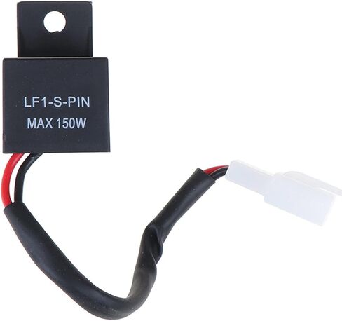 Anki HappiGo 2-Pin Electronic LED Flasher Relay FIX Motorcycle Turn Signal Bulbs Hyper Flash متوافق مع Honda Scooter Moped ATV Dirt Bike in Kuwait