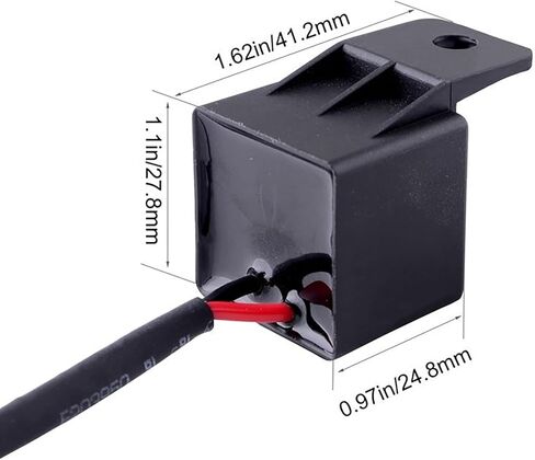 Anki HappiGo 2-Pin Electronic LED Flasher Relay FIX Motorcycle Turn Signal Bulbs Hyper Flash متوافق مع Honda Scooter Moped ATV Dirt Bike in Kuwait