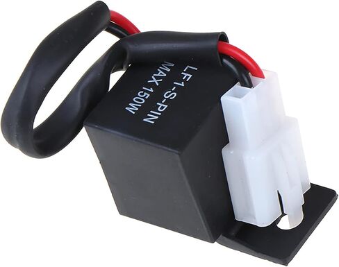 Anki HappiGo 2-Pin Electronic LED Flasher Relay FIX Motorcycle Turn Signal Bulbs Hyper Flash متوافق مع Honda Scooter Moped ATV Dirt Bike in Kuwait