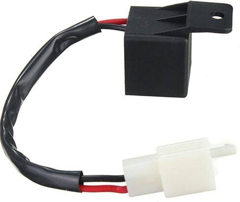 Anki HappiGo 2-Pin Electronic LED Flasher Relay FIX Motorcycle Turn Signal Bulbs Hyper Flash متوافق مع Honda Scooter Moped ATV Dirt Bike in Kuwait