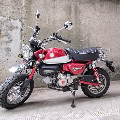 حامل أمتعة خلفي من الفولاذ متوافق مع 2019-2024 Honda Monkey 125 Z125 (أسود) in Saudi Arabia