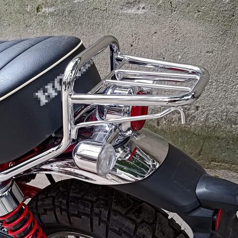 حامل أمتعة خلفي من الفولاذ متوافق مع 2019-2024 Honda Monkey 125 Z125 (أسود) in Saudi Arabia