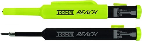 Dixon Industrial REACH - قلم رصاص ميكانيكي ذو فتحة عميقة مع عبوات رصاص متضمنة، أصفر (14301) in Saudi Arabia
