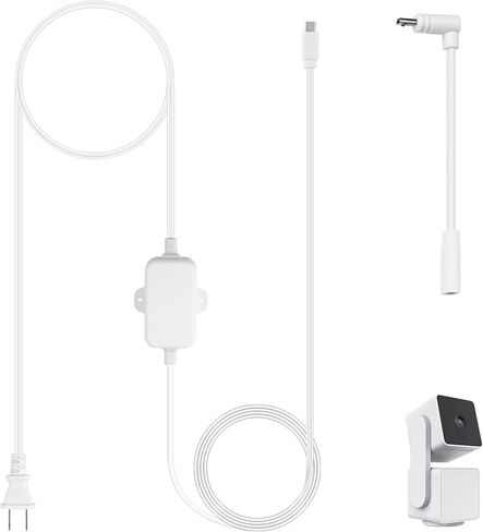 10Ft/3m Charging Cable Power Adapter Designed for Wyze Cam Pan v3, Wyze OG, Wyze Cam v3 and v3 Pro, No Need for a Charging Head, Suitable for Indoor and Outdoor Use, IP67 Waterproof in Saudi Arabia