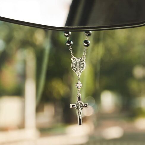Hematite Car Rearview Mirror Medal Ornament in Saudi Arabia