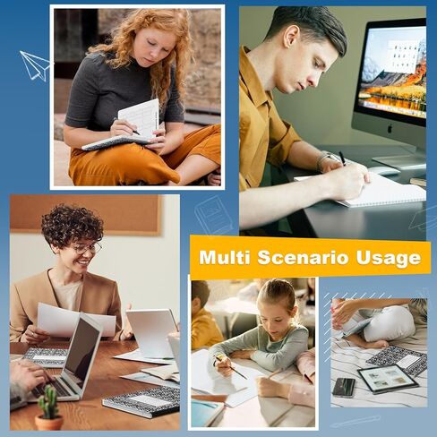 دفاتر ملاحظات تكوين ورق مسطر واسع 8 حزم، 9-3/4 بوصة × 7-1/2 بوصة 100 ورقة لكل كتاب، أغطية رخامية سوداء كتب تكوين مجمعة، دفاتر يوميات مبطنة لتدوين الملاحظات مثالية للوازم المدرسية in Kuwait