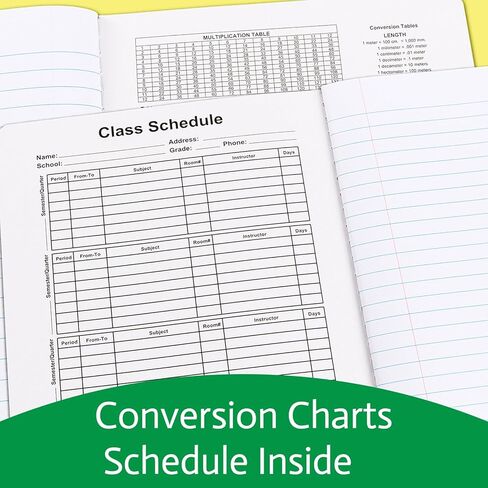 Composition Notebook Wide Ruled 8 Pack, 4 Assorted Pastel Colors Marble Composition Books Bulk - 100 Sheets, 9.75x7.5 In, Journal Notebooks for School Supplies in Kuwait