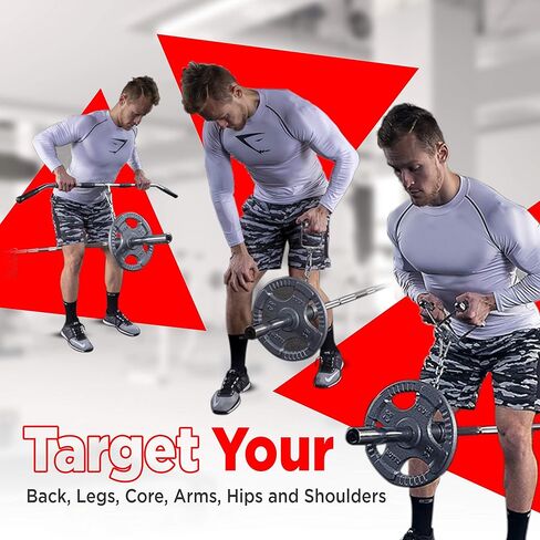 منصة صف T-Bar من Logest مع سلسلة - ملحق الألغام الأرضية العيينة يناسب القضيب الأولمبي يدور بالكامل 360 درجة مثالي للتمارين المنحنية التي تستهدف الكتف الخلفي والعضلات الأساسية مقبض صف T للحديد in Kuwait