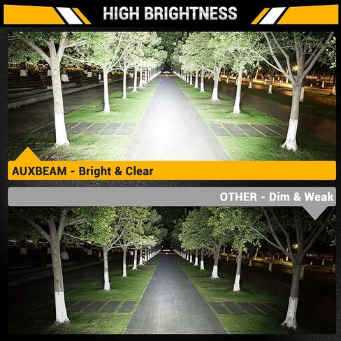 Auxbeam 22 Inch 120W LED Light Bar 2PCS 3 Inch 96W LED Pods, Amber White Fog Light 6 Modes Strobe Lights for Work Truck, Spot Flood Combo Off Road Driving Lights for Jeep ATV Utv Auto in Saudi Arabia