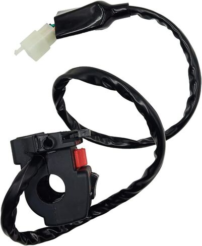 L/H مفتاح الإضاءة صالح لهوندا ATC 250 كبير أحمر ATC250ES 1985 1986 1987 مفتاح المقود مع مفتاح إشعال التبديل in Saudi Arabia