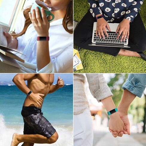 3 Packs Silicone Bands for Fitbit Charge 4/ Fitbit Charge 3/ Charge 3 SE, Silicone Fitness Sport Wristbands for Women Men Small Large in Saudi Arabia