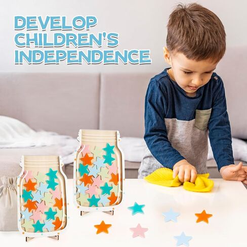 جرة مكافأة النجوم، جرة مكافأة مغناطيسية للوحة الفصل الدراسي، برطمانات مكافأة الفصل الدراسي للأطفال، مخطط سلوك نظام مكافأة جرة النجوم للطلاب الأولاد والبنات والأطفال في الفصل الدراسي، أدوات الإدارة جرة المكافأة in Kuwait