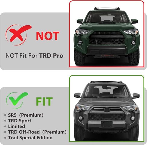 4pcs LED Grille Lights for 2020 2021 2022 2023 4Runner Grille Raptor Lights OEM Grill Lights Fits SR5 TRD Off-Road Sport Limited(Amber Lights) in Saudi Arabia