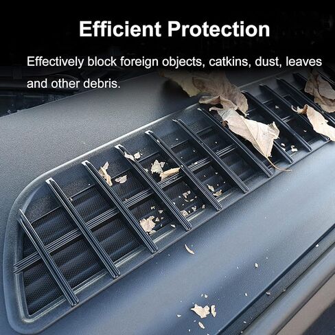 غطاء فتحة التهوية طراز Y من تسلا، شبكة مدخل الهواء، شبكة مدخل الشبكة، الغطاء الأمامي الواقي باللون الأسود لملحقات الموديل Y 2023 2022 (2 قطعة) in Kuwait