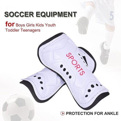 Youth Soccer Shin Guards for Kids Shin Pads Child Calf Protective Gear Protective Soccer Equipment for Boys Girls Toddler Teenagers Children in Saudi Arabia