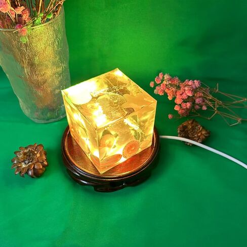 قاعدة عرض LED خشبية منحوتة للجذور، 10 ألوان متغيرة 4.5 بوصة، قاعدة خشبية مستديرة مضاءة، قاعدة عرض لقاعدة عرض تمثال كريستال ثلاثي الأبعاد، حامل كرة فنية من الراتنج الزجاجي in Kuwait