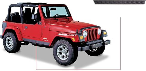 Bushwacker Trail Armor Hood Guard | 1-Piece, Black, Textured Finish | 14006 | Fits 1998-2006 Jeep Wrangler TJ in Kuwait