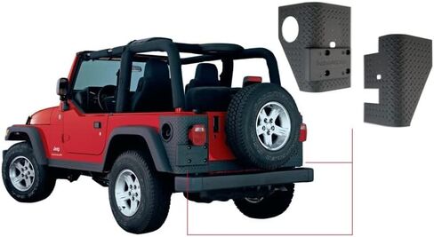 Bushwacker Trail Armor Hood Guard | 1-Piece, Black, Textured Finish | 14006 | Fits 1998-2006 Jeep Wrangler TJ in Kuwait