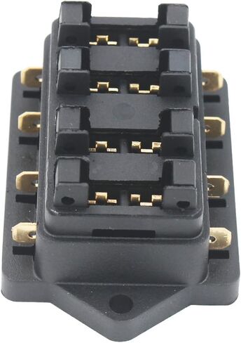 2-Input 6-Output Car Standard Blade Fuse Holder (Apply to 1~40 AMP), ATC ATO 6 Way Fuse Box with Wire for Car/Boat/Marine/Trike, Block with 10 Free Blade Fuse in Saudi Arabia