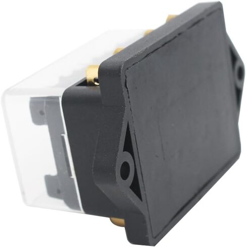 2-Input 6-Output Car Standard Blade Fuse Holder (Apply to 1~40 AMP), ATC ATO 6 Way Fuse Box with Wire for Car/Boat/Marine/Trike, Block with 10 Free Blade Fuse in Saudi Arabia