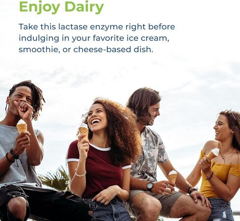 Rite Aid Fast Acting Dairy Relief Lactase Enzyme - 125 Caplets |Lactose Intolerance Pills | Digestive Enzyme Supplements in Kuwait