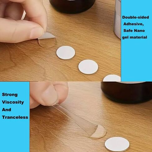 Double Sided Tape for Walls,Picture Hanging Tape Removable,Removable Strong Mounting Adhesive Strips & Dots for Balloon, Photo, Clear Museum Putty for Art Craft, Party in Kuwait