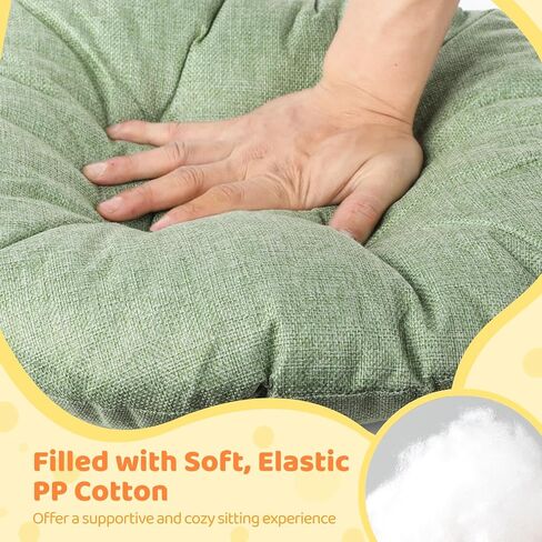 8 قطع وسائد أرضية مستديرة للشباب، مقاس 40.64 × 40.64 سم، 8 ألوان ناعمة من قطن البولي بروبيلين، وسائد أرضية للتأمل واليوجا، وسادة أرضية للمنزل والمدرسة والرعاية النهارية in Saudi Arabia