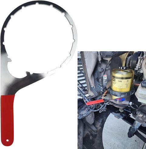 Fuel Filter Wrench for Detroit Diesel Truck, Cummins, Fuel Water Separator bowl Removal Tool for Volvo With Davco Water Fuel Filter (6 Inch) in Saudi Arabia