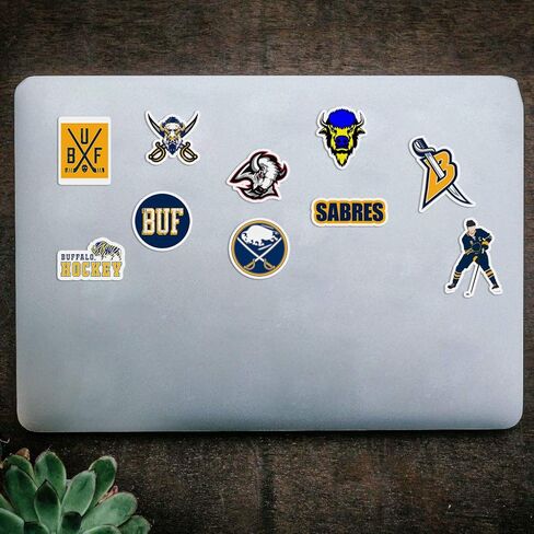28 PCS Set of Buffalo Vinyl Sabres Stickers Pack Buffalo Decal Sabres 2-2.5 inches in Kuwait