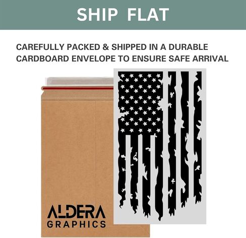 Distressed American USA US Flag Truck Tailgate Vinyl Decal - 2 Pack - Compatible with Most Pickup Trucks EUA Flag - Graphic Car, Tailgate Stickers (10" x 18", Black) in Saudi Arabia