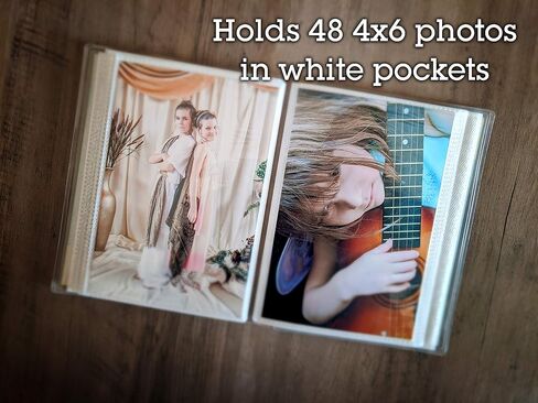 مجموعة ألبومات صور 4 × 6 مكونة من 6 قطع، كل ألبوم صغير يحمل ما يصل إلى 48 صورة، غطاء مرن مع حشوة بطاقات قابلة للإزالة، مثالي للسفر والتنظيم والتخزين in Saudi Arabia