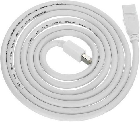 cablecc 6ft Mini DisplayPort Male to Mini DP DisplayPort Female Extension Cable 1.8m Support 4K 60hz in Saudi Arabia