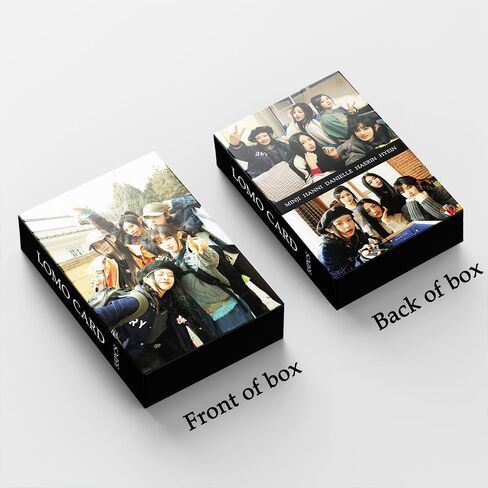 مجموعة بطاقات ZINE Lomo من الجينز الجديدة 55 قطعة 2023، مجموعة بطاقات Kpop للبضائع هدية لمحبي الأولاد والبنات والأرانب من النوع A in Kuwait