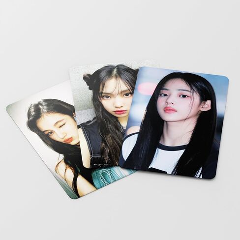 مجموعة بطاقات ZINE Lomo من الجينز الجديدة 55 قطعة 2023، مجموعة بطاقات Kpop للبضائع هدية لمحبي الأولاد والبنات والأرانب من النوع A in Kuwait