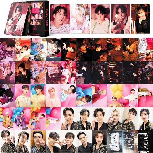 سبعة عشر بطاقة صور 55 قطعة 2023 مجموعة بطاقات لومو تحيات الموسم السابع عشر هدية بضائع Kpop لمحبي الأولاد والبنات والقيراط من النوع B in Kuwait