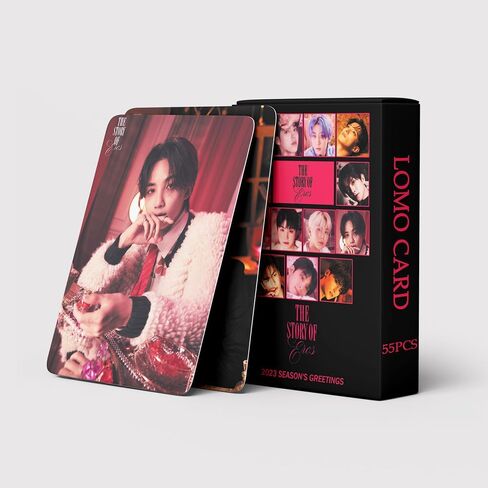 سبعة عشر بطاقة صور 55 قطعة 2023 مجموعة بطاقات لومو تحيات الموسم السابع عشر هدية بضائع Kpop لمحبي الأولاد والبنات والقيراط من النوع B in Kuwait