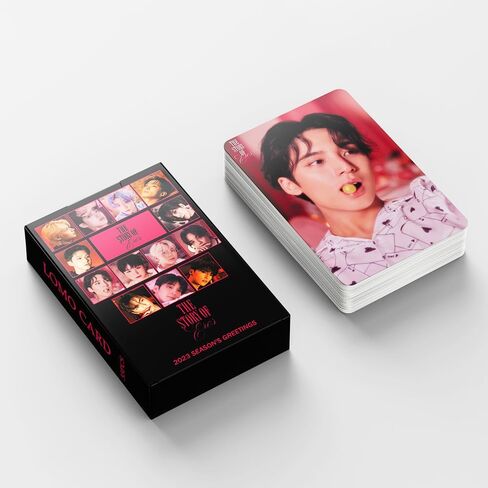 سبعة عشر بطاقة صور 55 قطعة 2023 مجموعة بطاقات لومو تحيات الموسم السابع عشر هدية بضائع Kpop لمحبي الأولاد والبنات والقيراط من النوع B in Kuwait