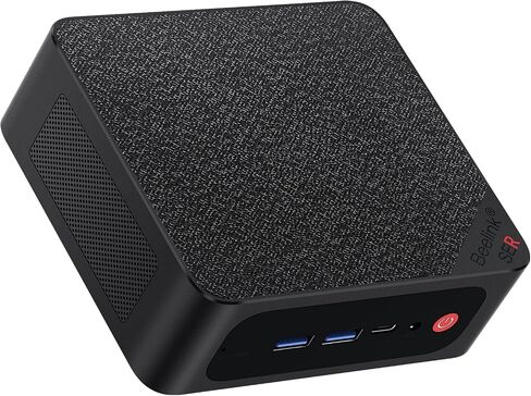 Beelink EQR5 Mini Pc,AMD Ryzen 5 5500U(6C/12T,up to 4.0GHz),Mini Computer with 16GB DDR4 RAM/480GB M.2 PCle 3.0 X4 SSD,Micro Pc Support 4K FPS,WiFi6/BT5.2/USB3.2/Home/Office/Game in Kuwait