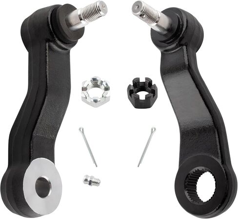 2Pcs Front Idler and Pitman Arm Kit Set Fit For Cadillac Escalade ESV EXT For Chevrolet Avalanche Silverado 1500 Suburban 1500 Express 2500 Tahoe For GMC Sierra Yukon XL Replace# K6534 K6536 in Saudi Arabia