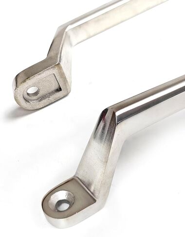 مقبض باب RV، مقبض باب العربة 3 عبوات شديدة التحمل من الفولاذ المقاوم للصدأ 304 مقبض معدني لعربة RV، العربة، المقطورة، مقطورة البضائع، منزل المحرك، القارب، السيارات، العربة in Kuwait