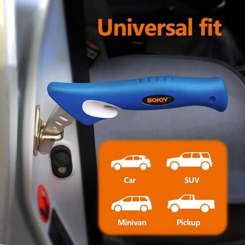 مقبض دعم السيارة المحمول من Sojoy لكبار السن - مساعد دعم عصا الإمساك التلقائي - مقبض مساعدة باب السيارة مع قاطع حزام الأمان وكسر النافذة - مساعد الهروب في حالات الطوارئ in Kuwait