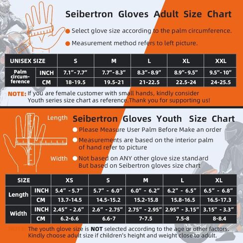 قفازات رياضية Seibertron SPS-2 للجنسين تعمل باللمس على الطرق لسباقات الدراجات النارية MTB in Kuwait