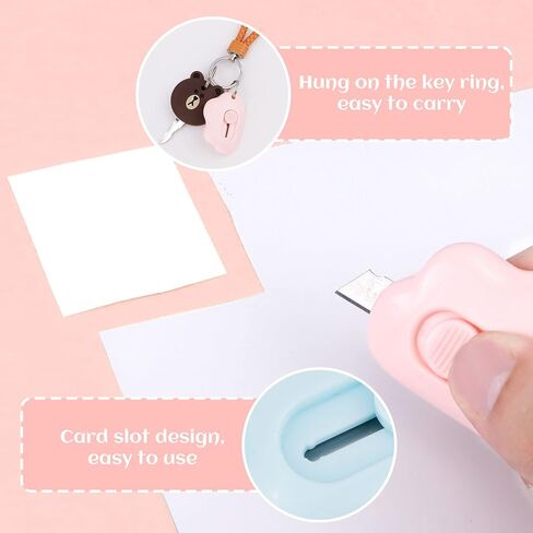 9 Pieces Cloud Mini Box Cutter, Retractable Cat Paw and Cloud Shaped Letter Opener for Envelope Cardboard Crafting, Cute Stationary Aesthetic School Office Supplies in Saudi Arabia