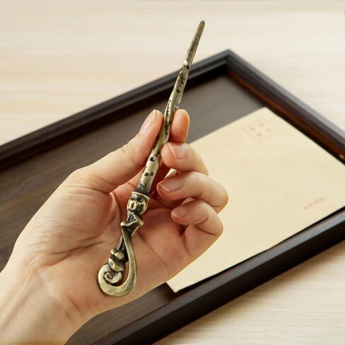 Letter Opener,Vintage Wands Mail Envelope Opener,Zinc Alloy Letter Openers Envelope Slitter for Package,Envelope,Paper Cut,Safe Mail Opener in Kuwait