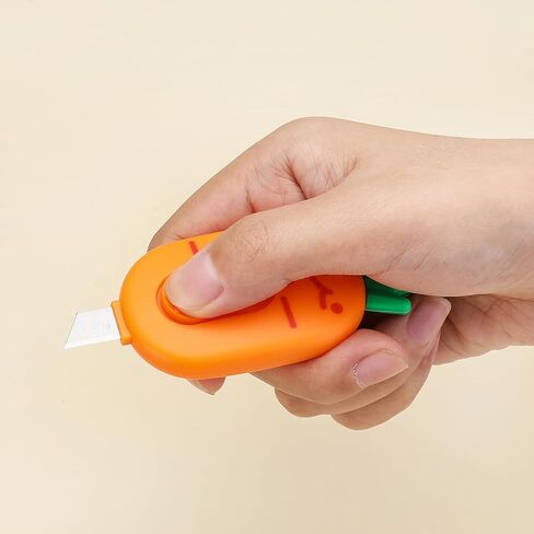 3 قطع من قاطعات الصناديق الصغيرة القابلة للسحب من تي توفيا - تصميم أناناس لطيف، سكاكين أدوات محمولة للمكتب والمدرسة، مثالية لقص الأظرف والورق والكرتون وفتاحة الحروف والقرطاسية in Kuwait